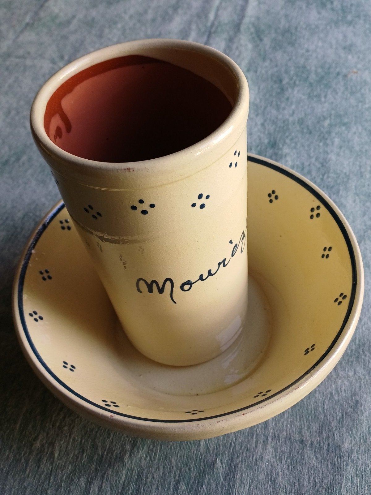 Terracotta vaas en schaal set, Ophalen of Verzenden