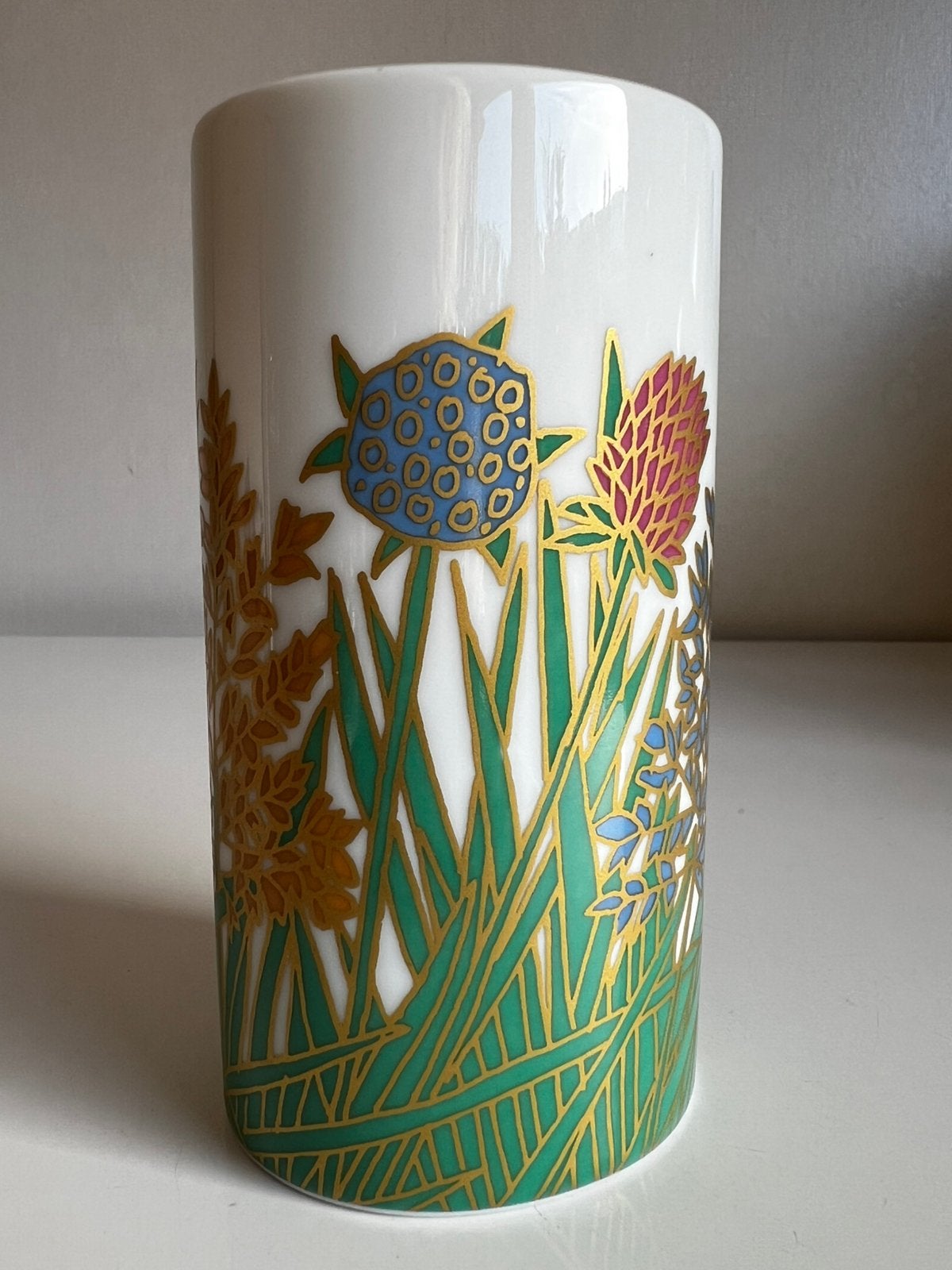Rosenthal Studio-Linie Porselein Vaas Veldbloemen Bauer, Ophalen of Verzenden