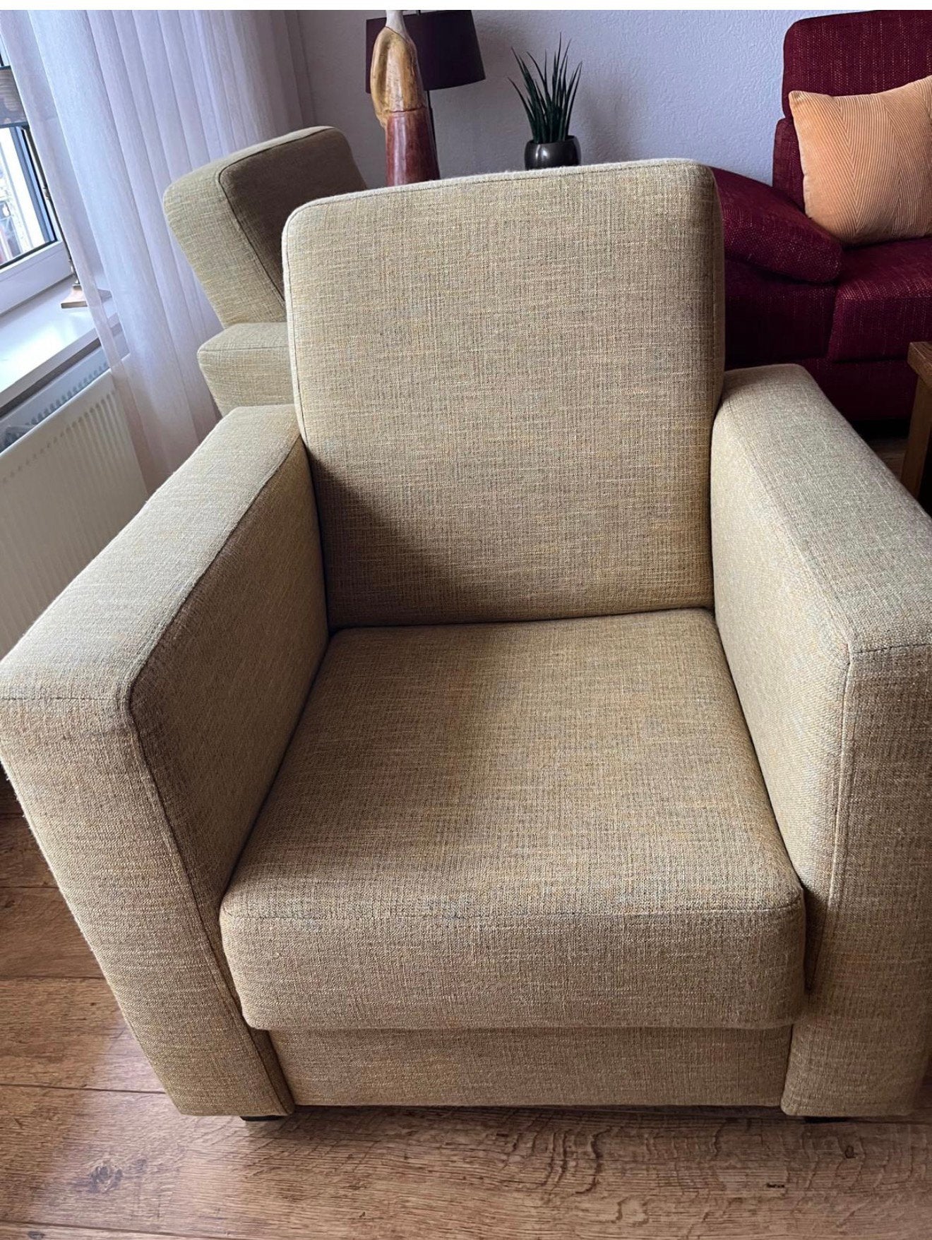 2 stoelen, Ophalen of Verzenden, Zo goed als nieuw, 75 tot 100 cm, 50 tot 75 cm