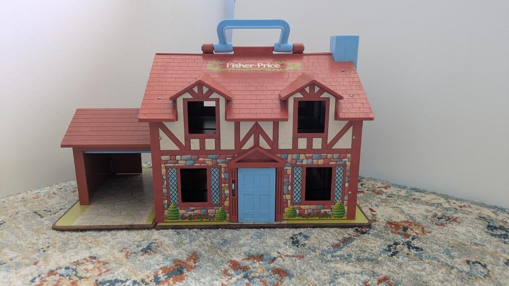 Fisher Price Poppenhuis Jaren '80 met Toebehoren, Kinderen en Baby's, Speelgoed | Poppenhuizen, Ophalen, Gebruikt, Poppenhuis