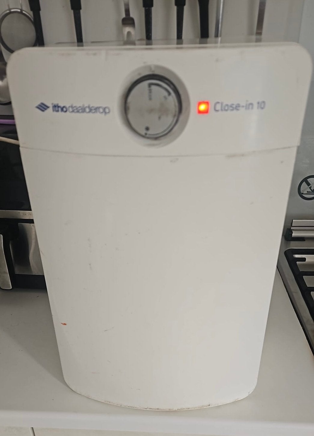 Te Koop een goedewerkende boiler, Doe-het-zelf en Verbouw, Geisers en Boilers, Ophalen, Boiler, Minder dan 20 liter, Minder dan 3 jaar oud