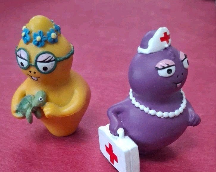 Barbapapa plastoy, Verzamelen, Poppetjes en Figuurtjes, Ophalen of Verzenden, Zo goed als nieuw