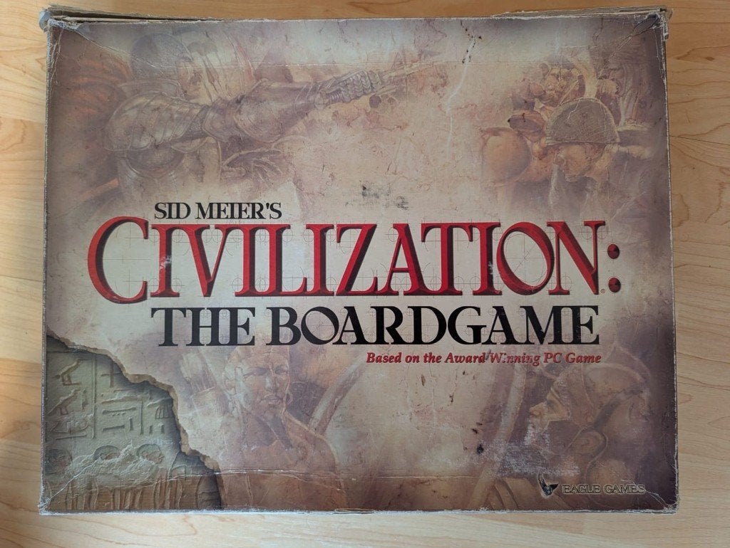 Sid Meier's Civilization: The Boardgame borspel, Vijf spelers of meer, Ophalen of Verzenden, Gebruikt, Eagle Games