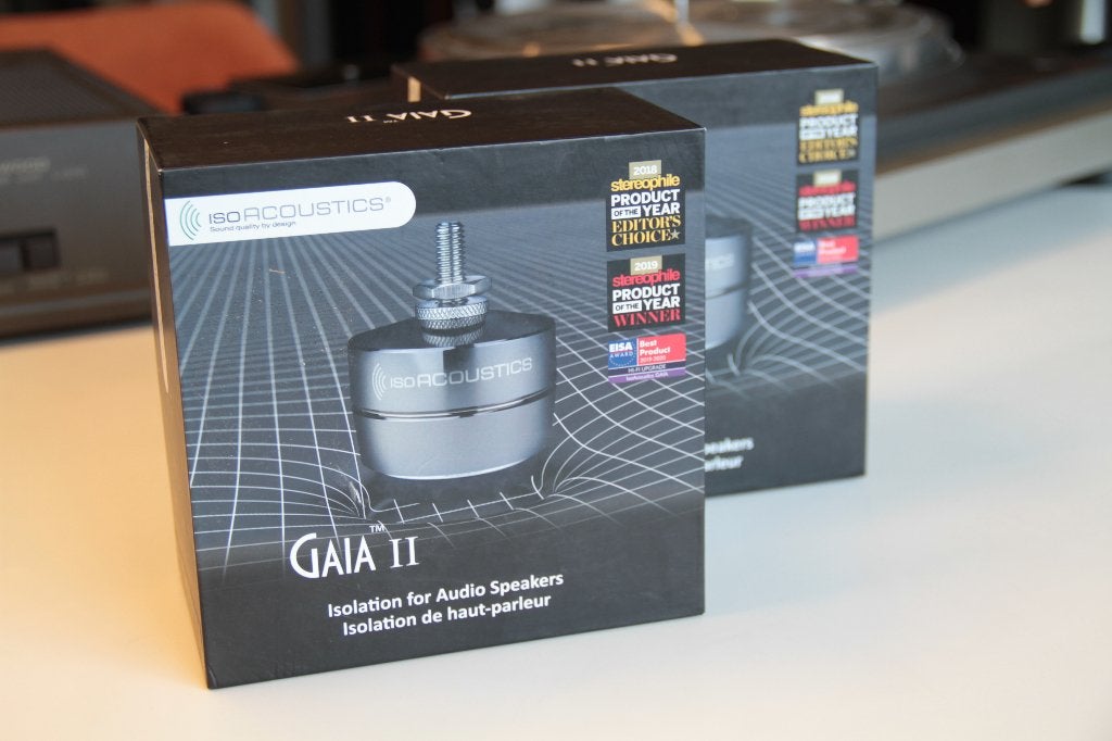 Iso Acoustics Gaia II Luidsprekers Feet, Mail, Ophalen of Verzenden, Zo goed als nieuw, Post