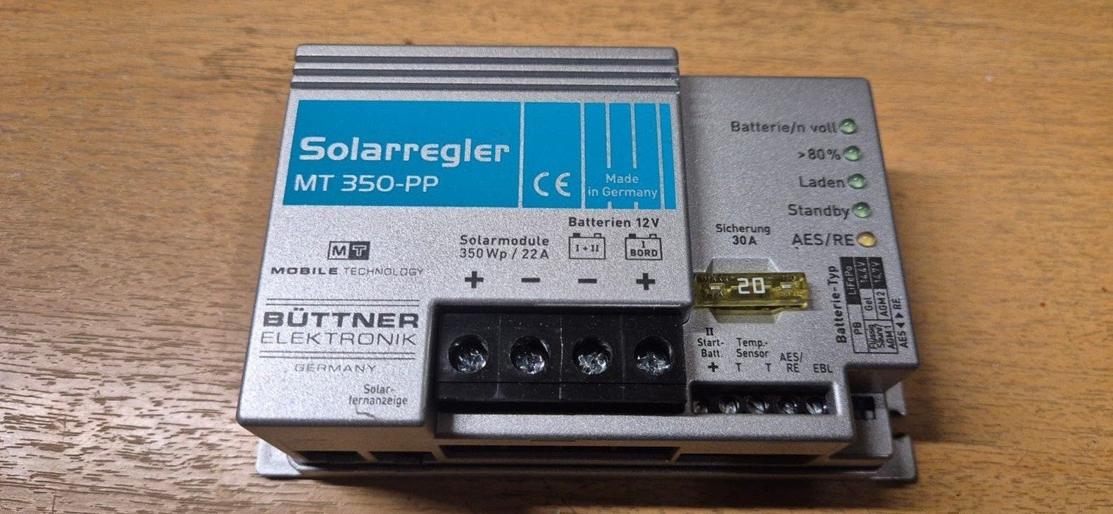 Büttner Elektronik Solarlader MT 350-PP, Ophalen of Verzenden, Zo goed als nieuw