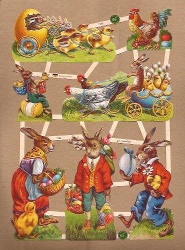 Vrolijke Pasen poezieplaatjes 7399, Ophalen of Verzenden