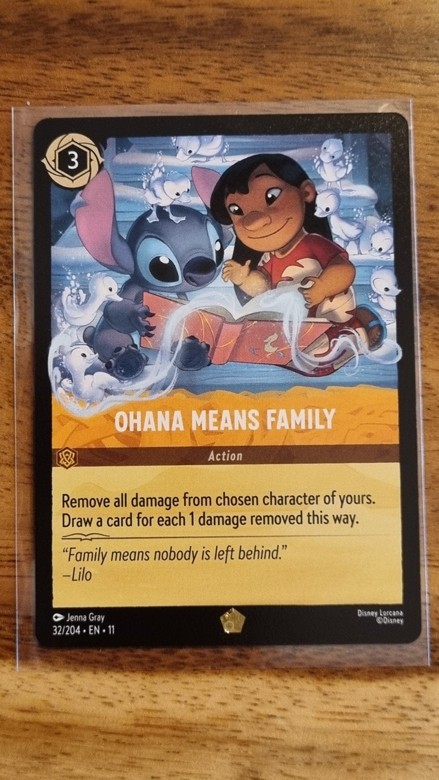 Lorcana 11WSP, Ohana Means Family 32/204 EN, Verzamelen, Disney, Ophalen of Verzenden