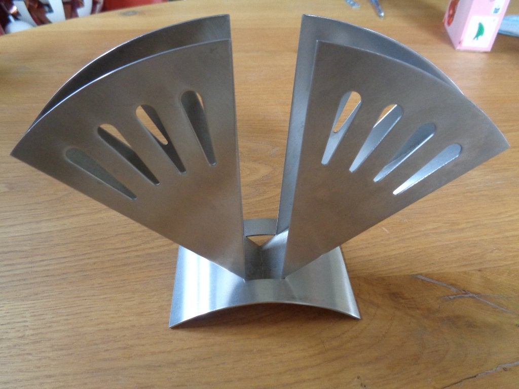 ZACK koffiefilter houder+ olie & azijn tafelset,theelichtje, Overige typen, Zilver, Ophalen of Verzenden, Zo goed als nieuw