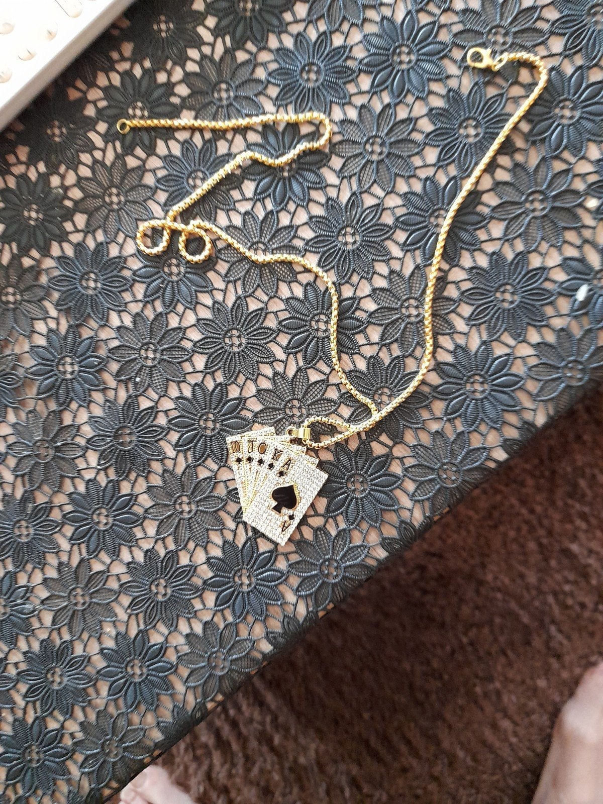 gouden  ketting, Nieuw, Met hanger, Ophalen of Verzenden, Goud