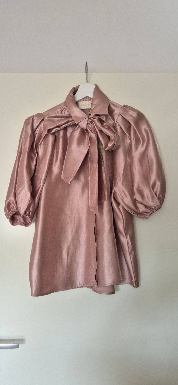 Nieuwe Josh V Roze Blouse met Lint, Maat M, Kleding | Dames, Maat 38/40 (M), Nieuw, Ophalen of Verzenden, Roze