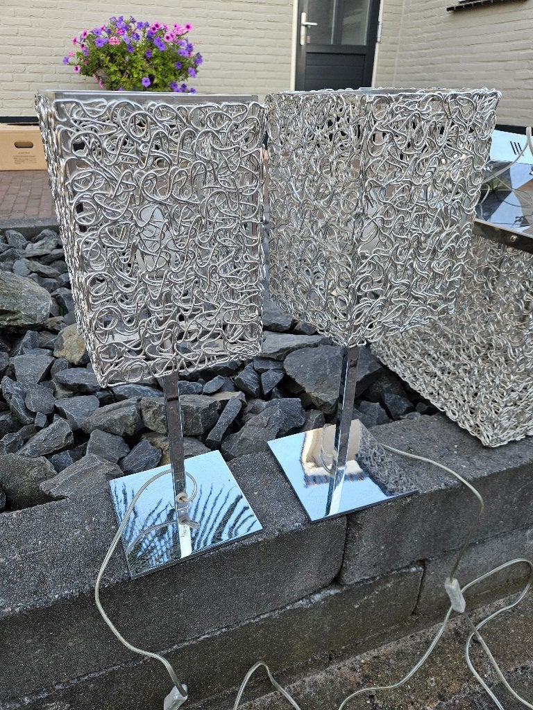Hele mooie tafelLampen en plafondlamp, Ophalen, Zo goed als nieuw, Metaal, E27 (groot)