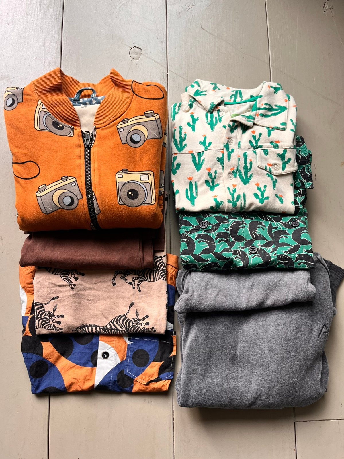 Fijn pakket 122-128 (134) oa Albakid Carlijnq 4funkyflavours, Ophalen of Verzenden, Gebruikt, Jongen of Meisje, Overige typen