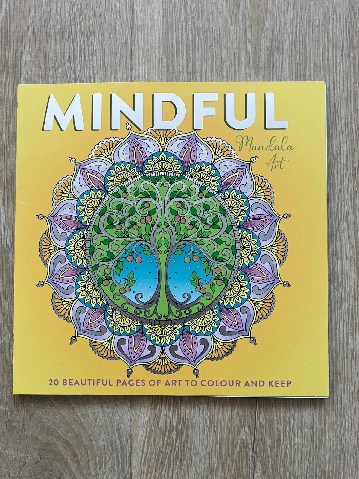 Kleurboek Mindful Mandala Art, met 20 kleurplaten, Ophalen of Verzenden, Nieuw, Papier, Schets- of Tekenboek