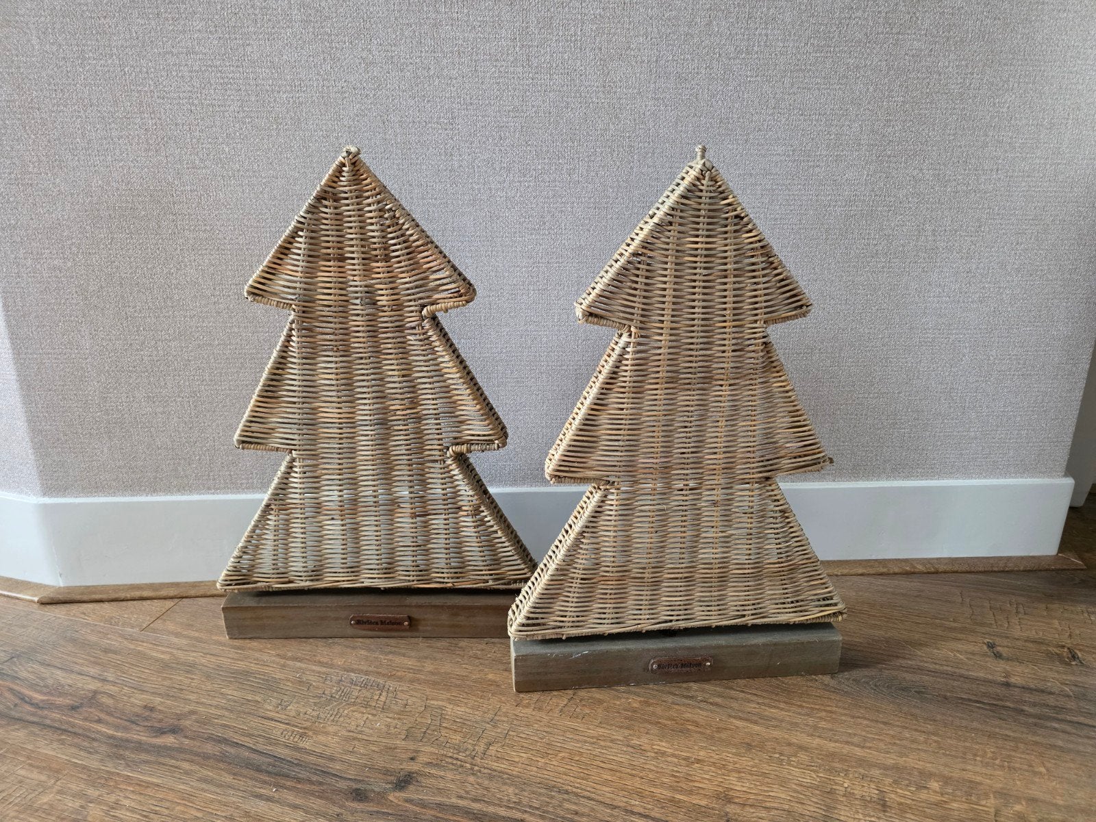 2 riviera maison rattan kerstbomen, Ophalen of Verzenden