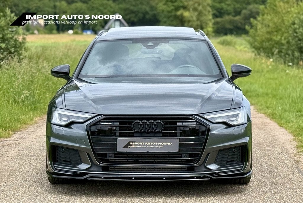 Audi A6 Avant 55 TFSI e quattro Competition Pano Leer Sfeerv, Auto's, Audi, Automaat, Zwart, 4 cilinders, Hybride Elektrisch/Benzine