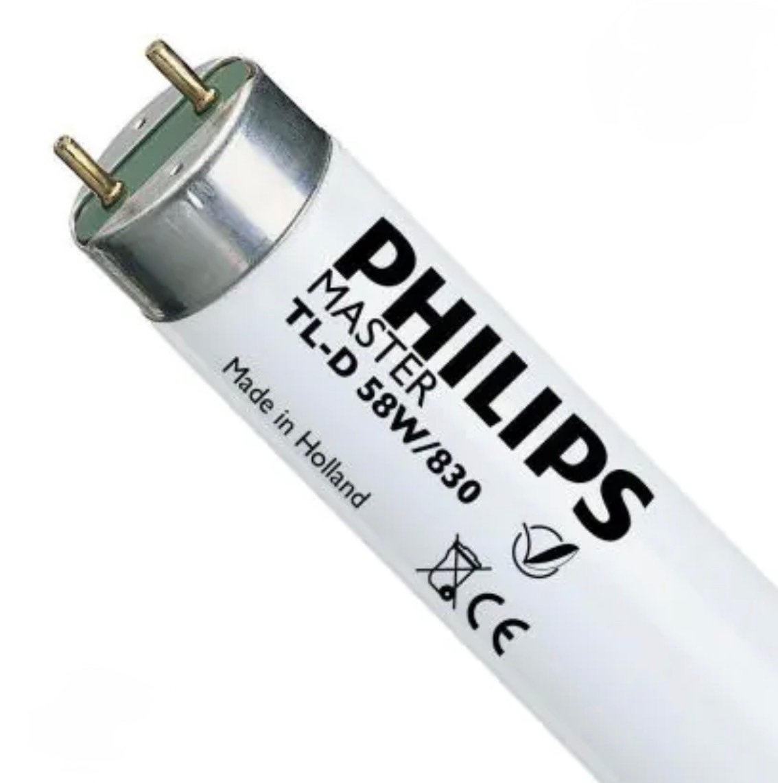 Philips MASTER TL-D 58W/830 Warm Wit TL-buizen (25 stuks), Ophalen, Wit, G13 (TL), Philips