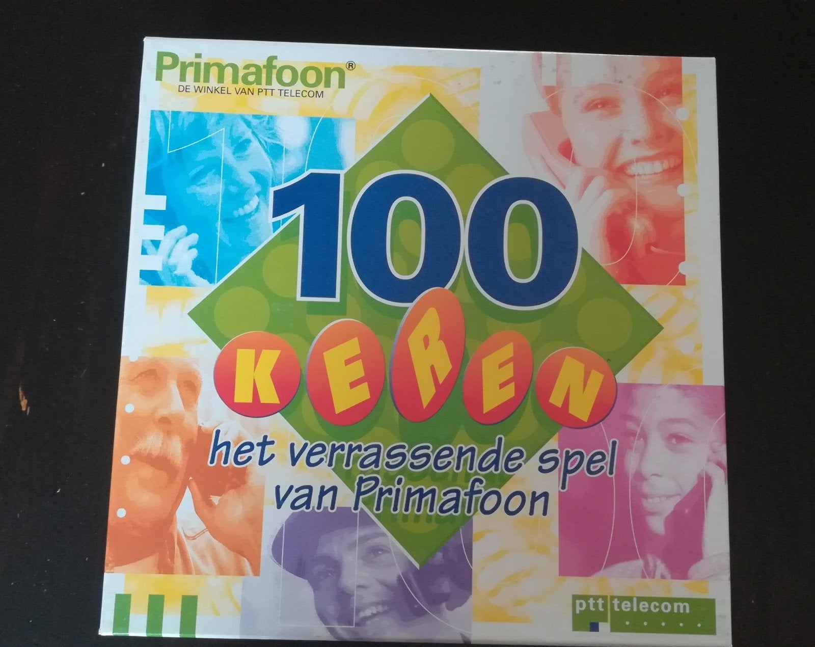 100 keren bordspel van primafoon, Een of twee spelers, Ophalen of Verzenden, Zo goed als nieuw