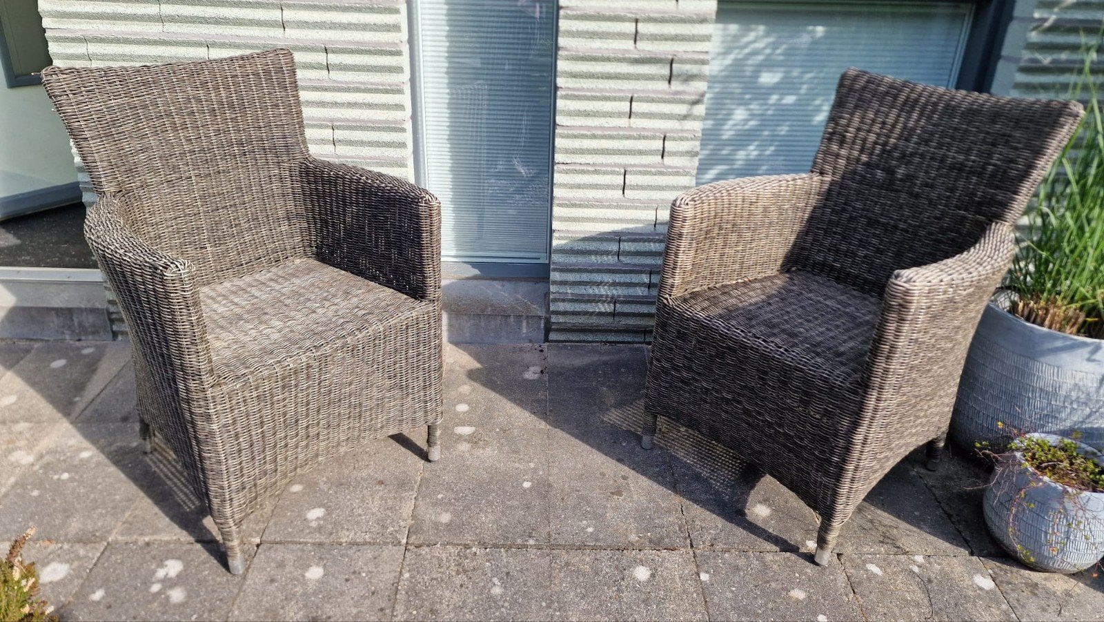 2x Pure Home Collection tuinstoelen, Ophalen, Gebruikt, Kunststof