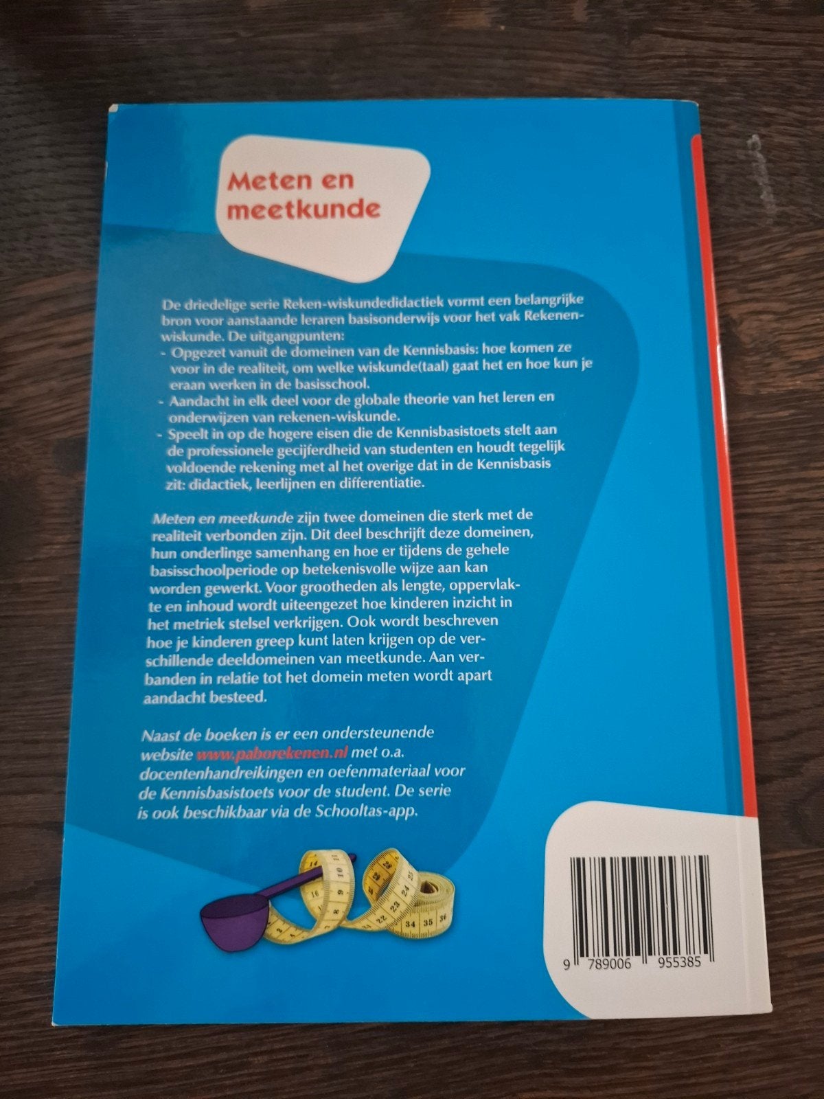 Wiskundedidactiek: Meten en Meetkunde, Zo goed als nieuw, Otwin Hutten, Jos van den Bergh, et al., Beta, HBO