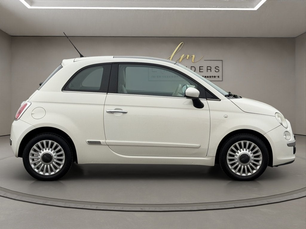 Fiat 500 1.2 Lounge 2011 WIT | Airco | Panoramadak | NL, Euro 5, Stof, Gebruikt, 1242 cc