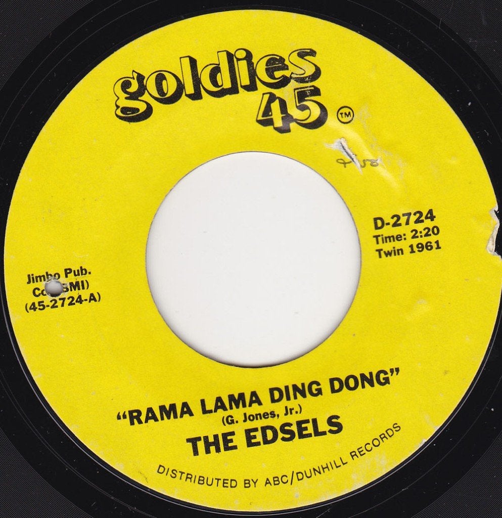 The Edsels - Rama Lama Ding Dong 7", Ophalen of Verzenden, Nieuw in verpakking, 7 inch, Nederlandstalig