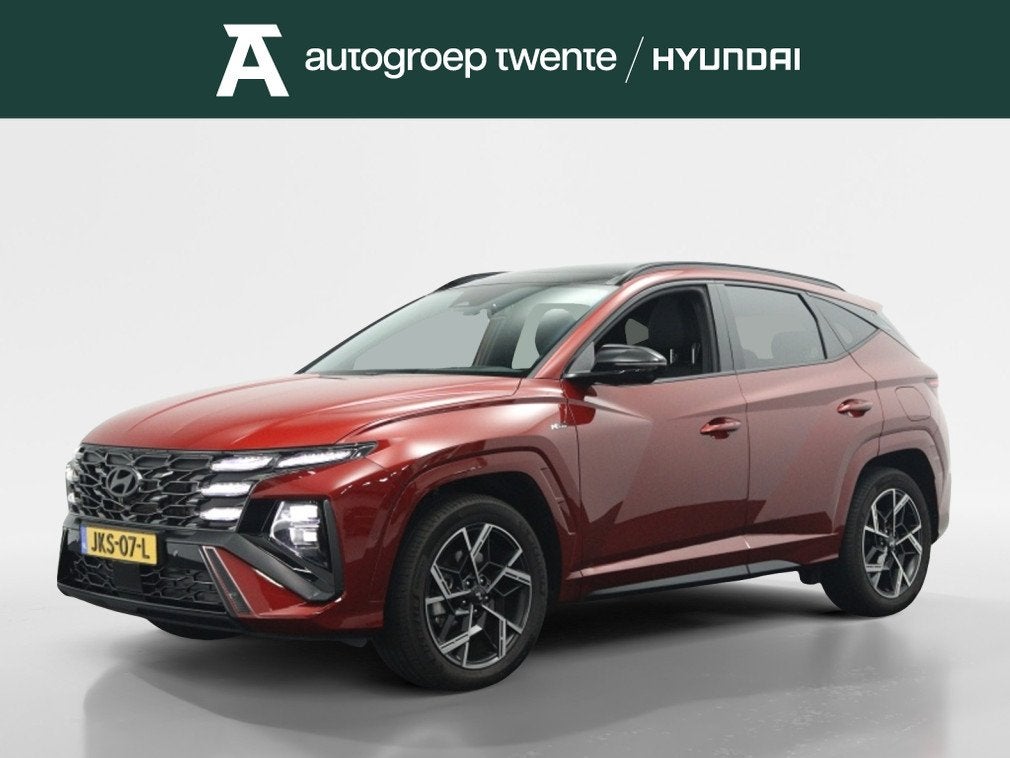 Hyundai Tucson 1.6 T-GDI HEV N Line Sky | 360 camera | Navig, Auto's, Hyundai, Gebruikt, 4 cilinders, Adaptive Cruise Control