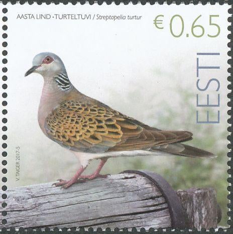 ESTLAND 10 - Dieren: vogels (zomertortel), Ophalen of Verzenden, Postfris, Dier of Natuur