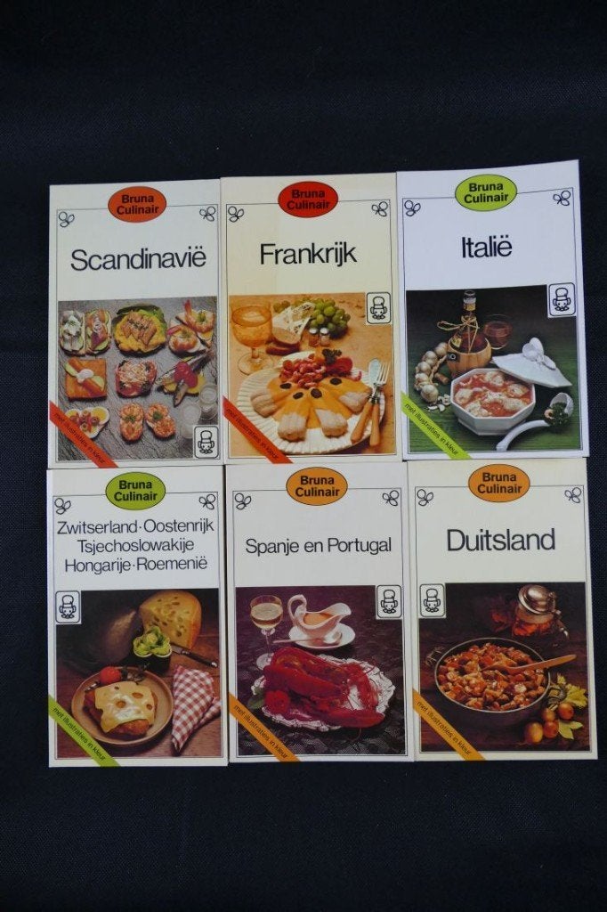 6x kookboeken Bruna Culinair, Ophalen of Verzenden, Gelezen, Europa