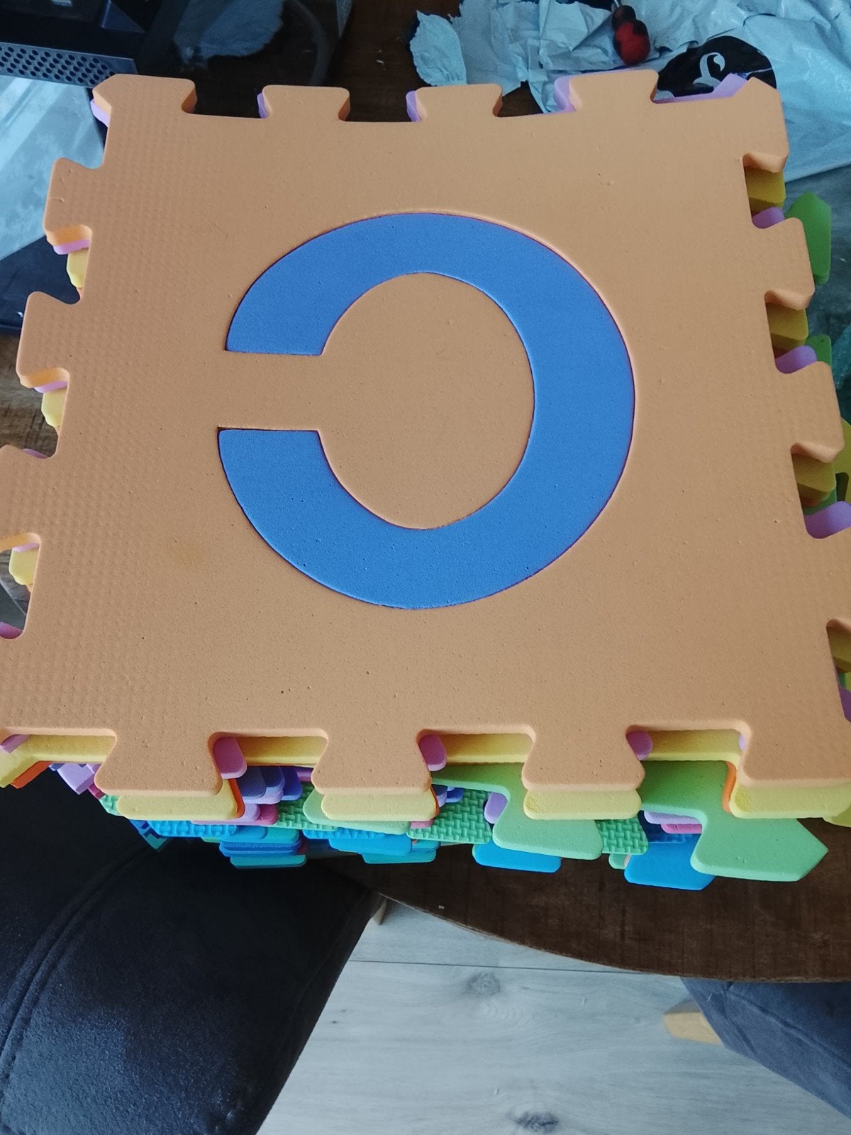 Grote set schuim puzzelmatten kinderen - Alfabet & Cijfe, Ophalen of Verzenden, K., ., .
