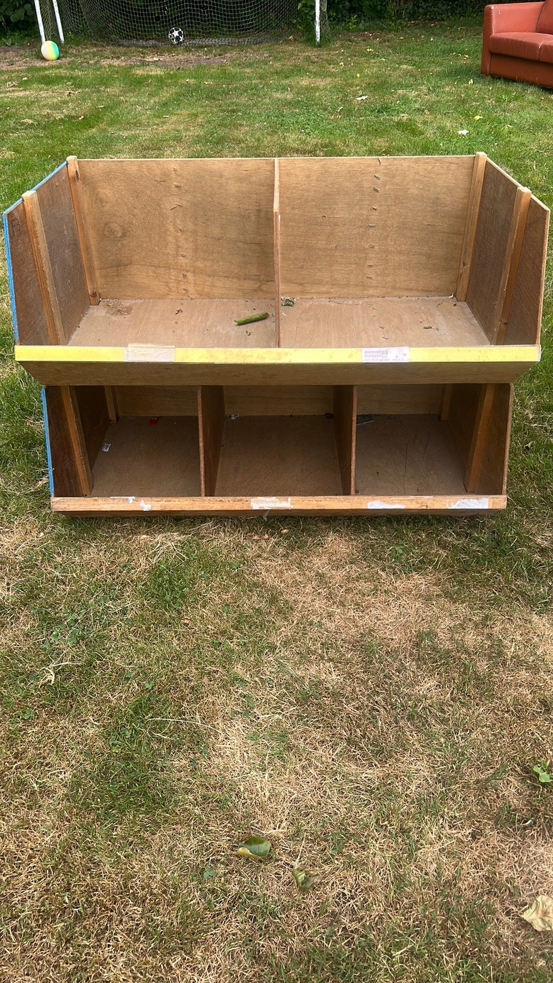 Te koop houten schappen / stelling kasten., Ophalen, Gebruikt