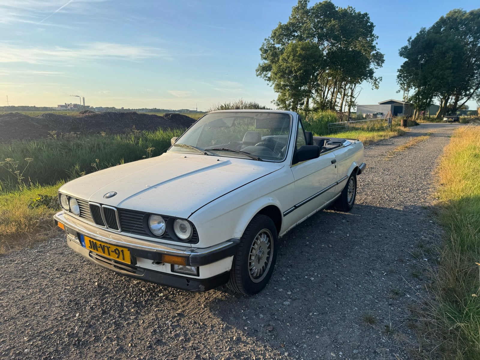 BMW 3-Serie 2.5 I 325 Cabriolet U9 1988 Wit, Auto's, 2494 cc, Cabriolet, Wit, 1200 kg