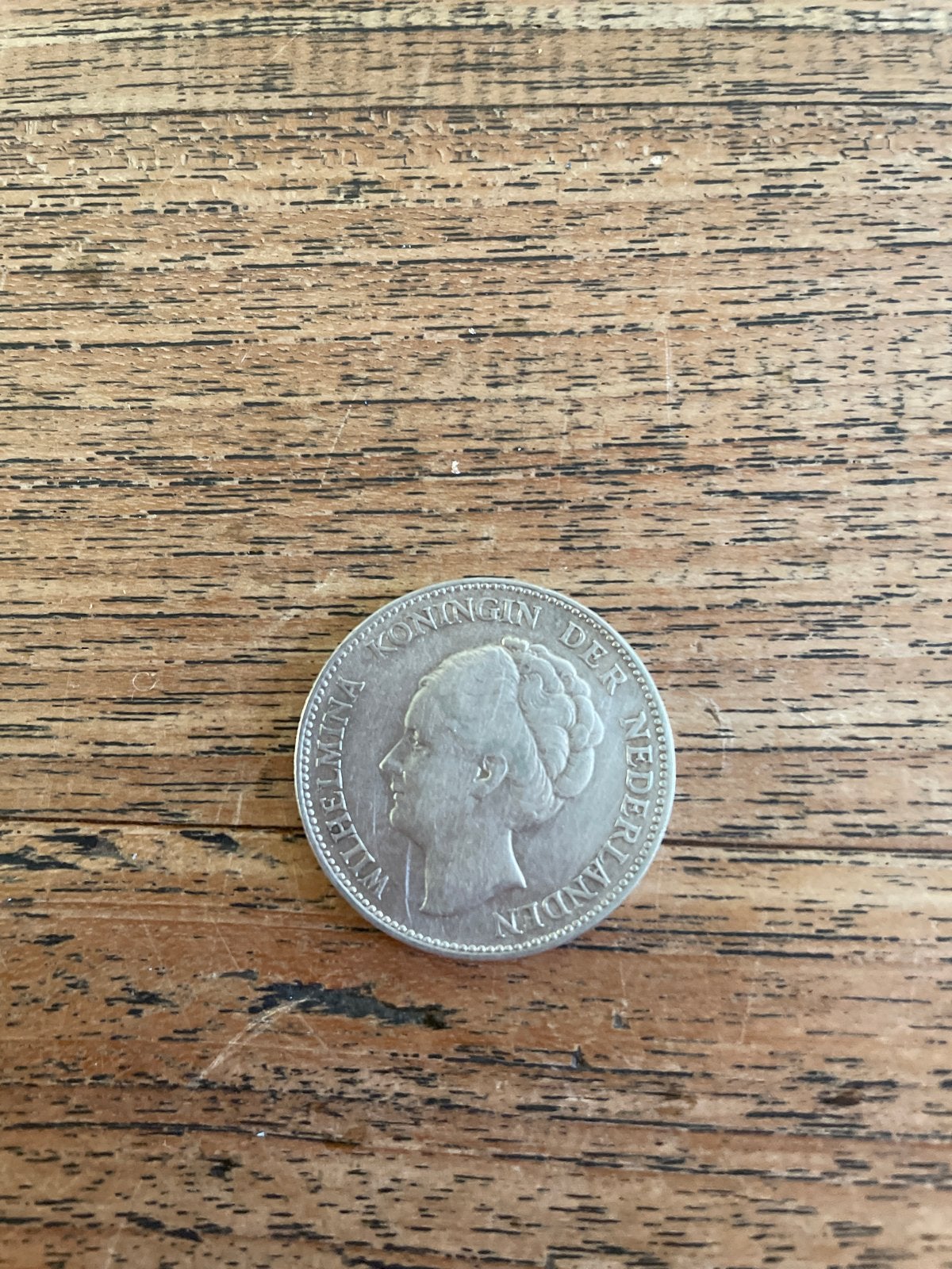 Zilveren 1 Gulden Munt Koningin Wilhelmina 1924, Postzegels en Munten, Munten | Nederland, 1 gulden, Zilver, Ophalen of Verzenden