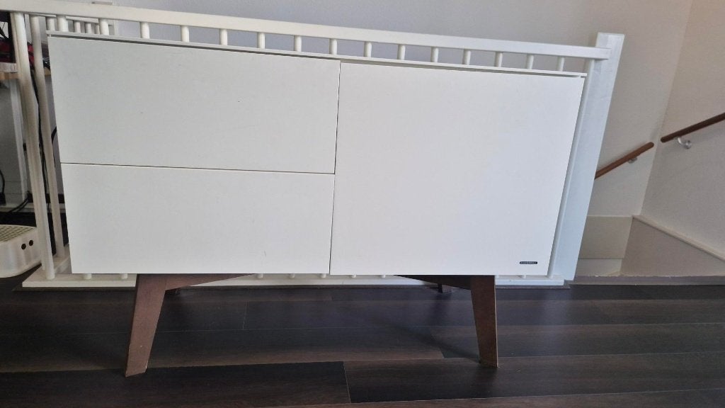Kidsmill Sixties Commode Oatmeal / Walnoot – mooie commode, Ophalen, Gebruikt, 50 tot 70 cm, 75 tot 100 cm
