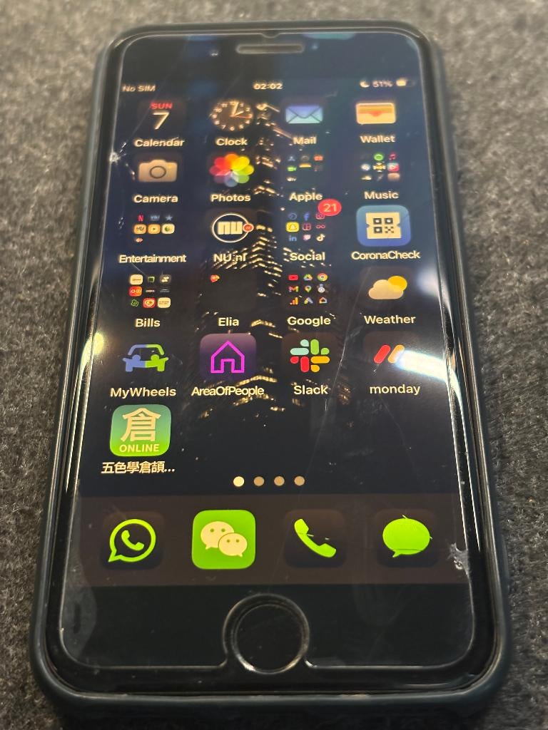 iPhone SE (2nd gen) 2020 128gb 100% batterij, Telecommunicatie, Mobiele telefoons | Apple iPhone, Zwart, Ophalen of Verzenden
