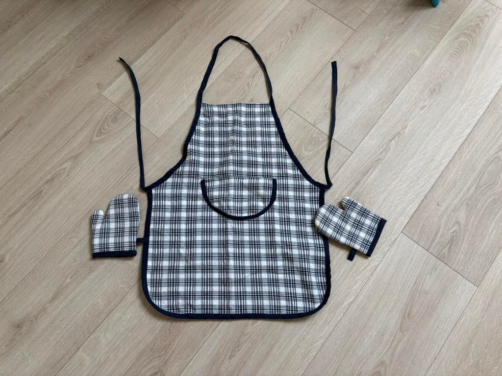 Schort met wantjes kinderschort keuken Dille & Kamille, Kinderen en Baby's, Ophalen of Verzenden