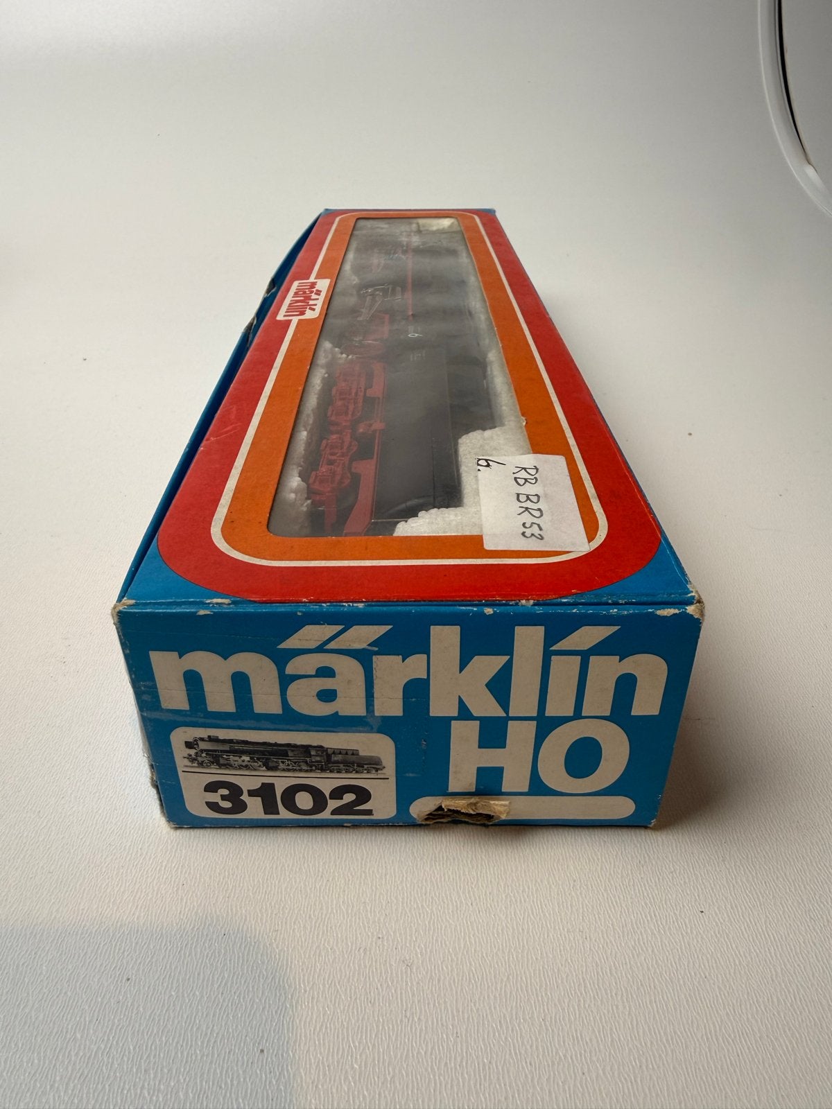 Märklin HO 3102 Stoomlocomotief BR 53 in originele doos, Ophalen, Wisselstroom, Locomotief, Zo goed als nieuw