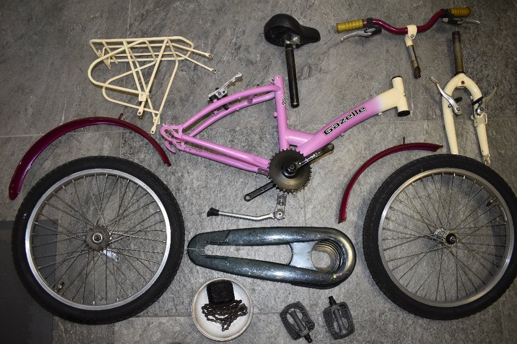 GAZELLE meisjesfiets 20 inch geheel nagekeken als nieuw, Ophalen, 20 inch, Gazelle, Handrem