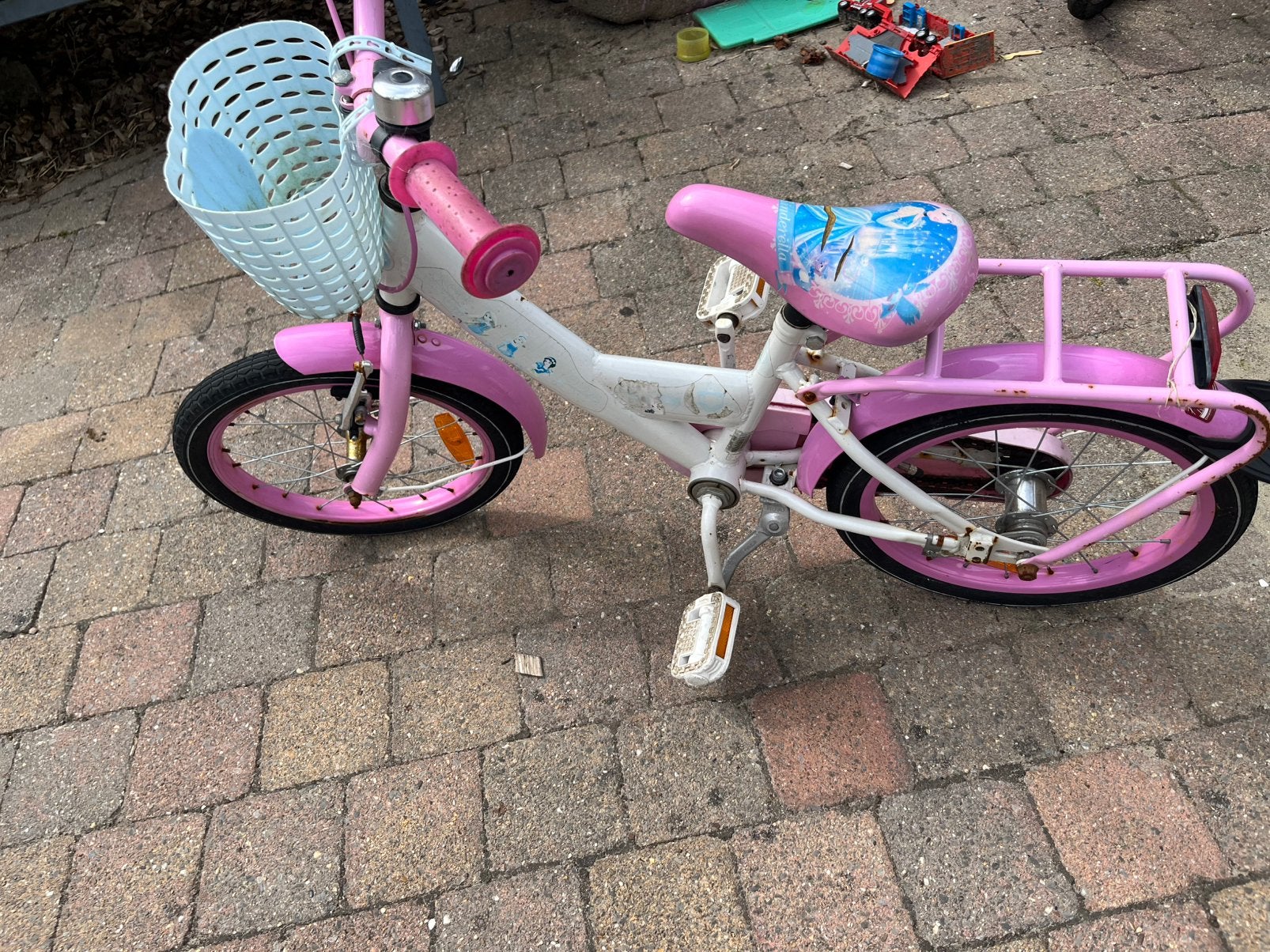 Kinderfiets 16 inch, Ophalen, Gebruikt, 16 inch