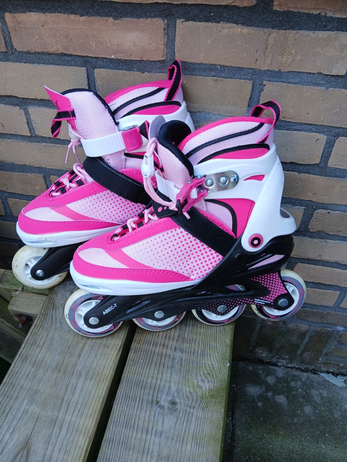 Crivit verstelbare inline skates roze, maat 37-41, Overige merken, Dames, Verstelbaar, Ophalen of Verzenden