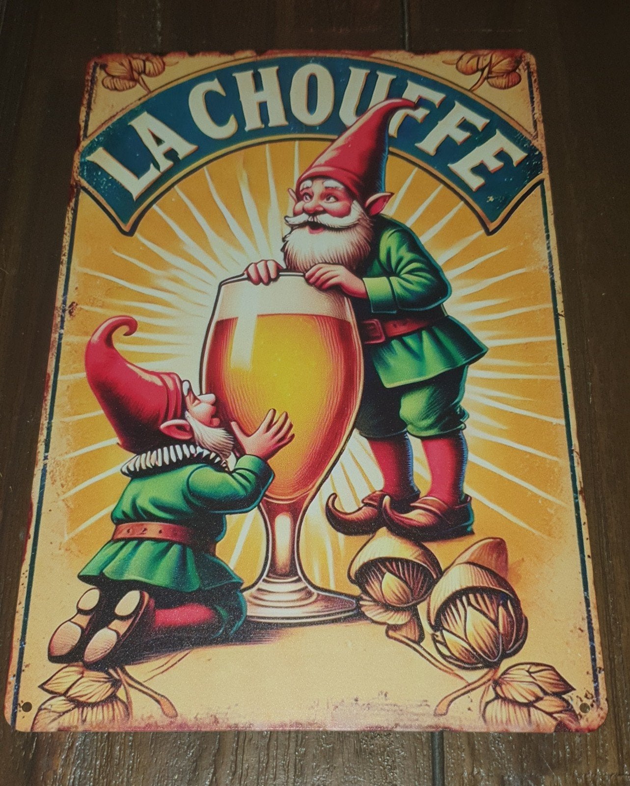 Wandbord la chouffe, Ophalen of Verzenden, Nieuw