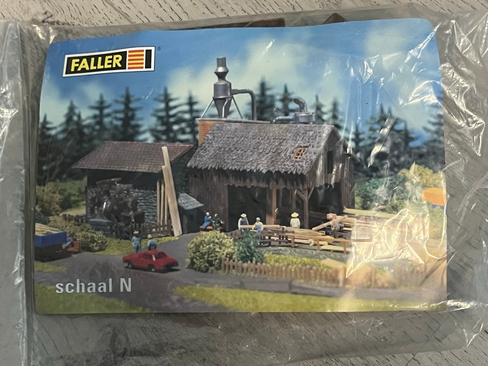 Faller Zagerij 2249 - Schaal N Modelbouw, Hobby en Vrije tijd, Ophalen of Verzenden, Nieuw, Brug, Tunnel of Gebouw, Overige merken