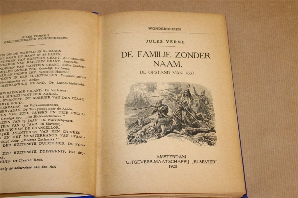Familie Zonder Naam — Verne Opstand 1837 Wonderreizen 1920, Ophalen of Verzenden, Gelezen
