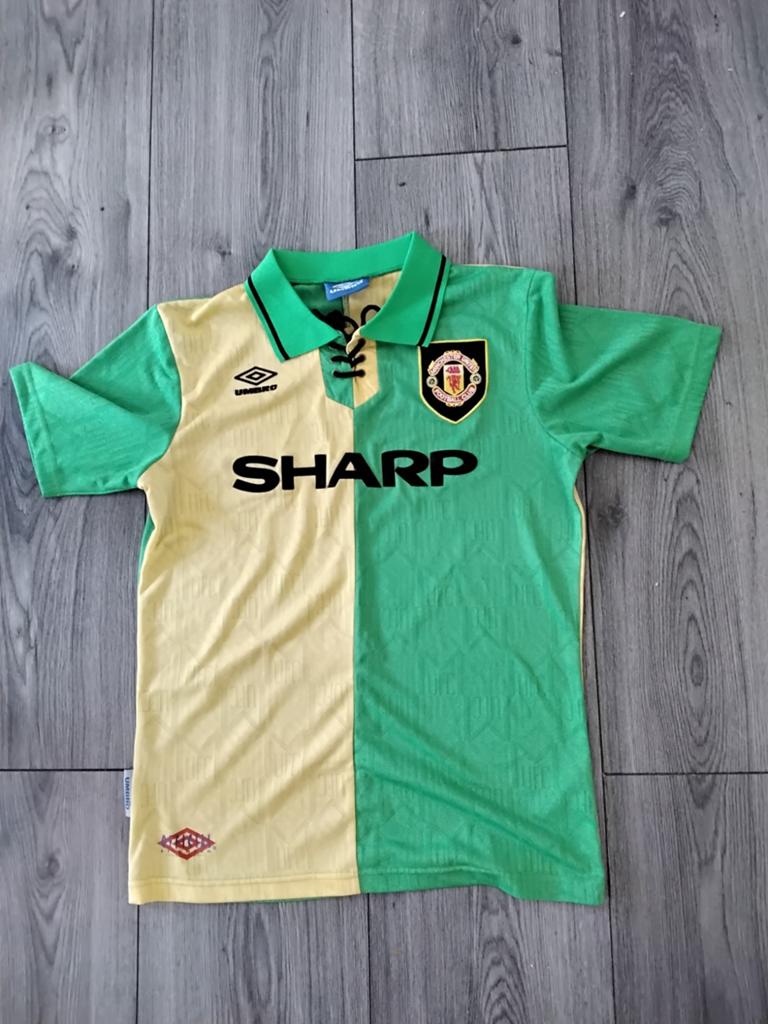 Manchester united uitshirt 92-93, Ophalen of Verzenden