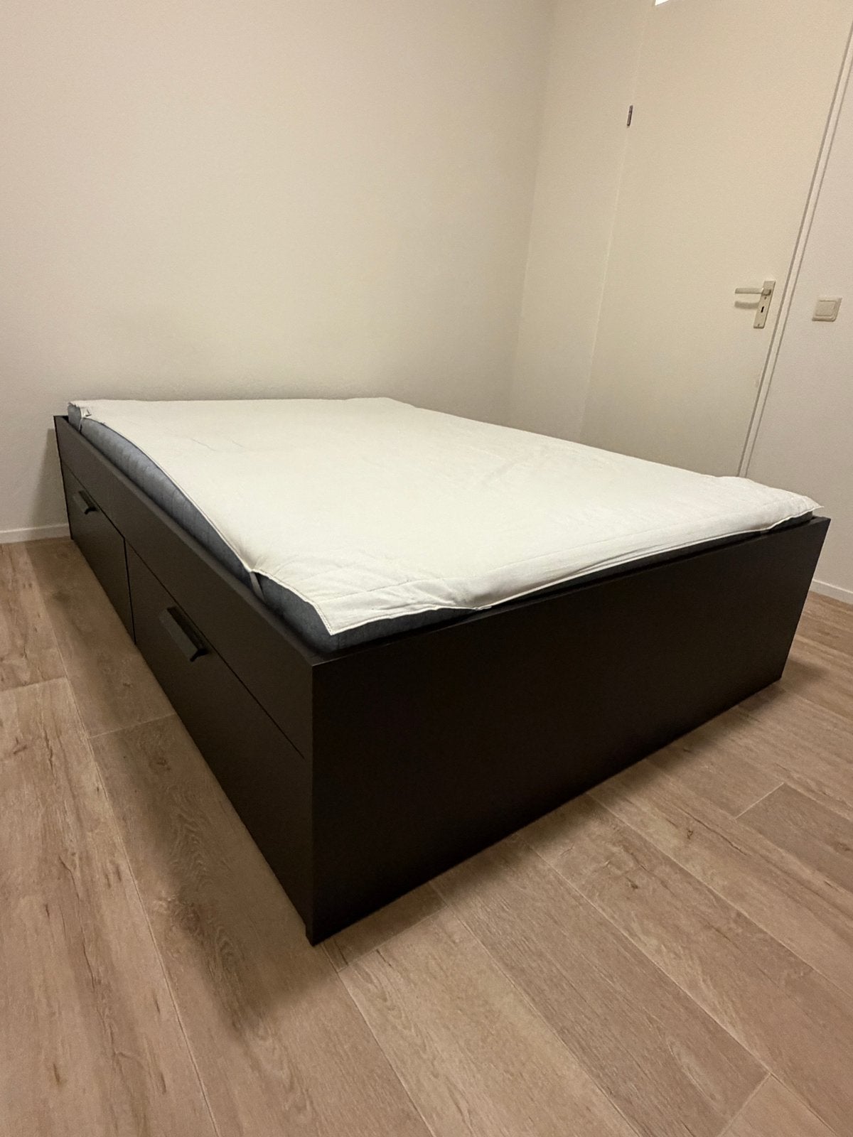 Ikea Brimnes Bed 140x200, Ophalen, Zo goed als nieuw, Tweepersoons, 140 cm