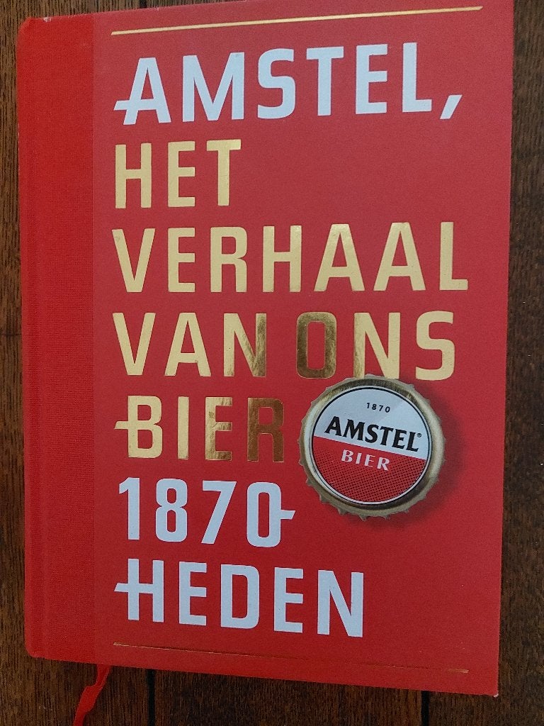 AMSTEL, het verhaal van ons bier 1870- heden + BIER, eerst b, Boeken, Gezondheid, Dieet en Voeding, Ophalen of Verzenden, Zo goed als nieuw
