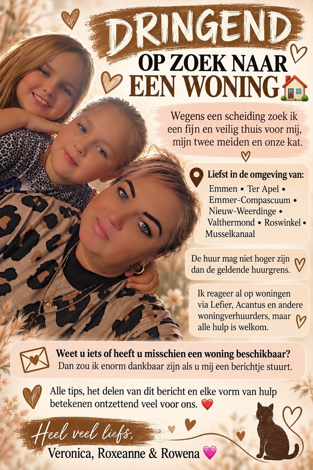 woonruimte gezocht, Huizen en Kamers