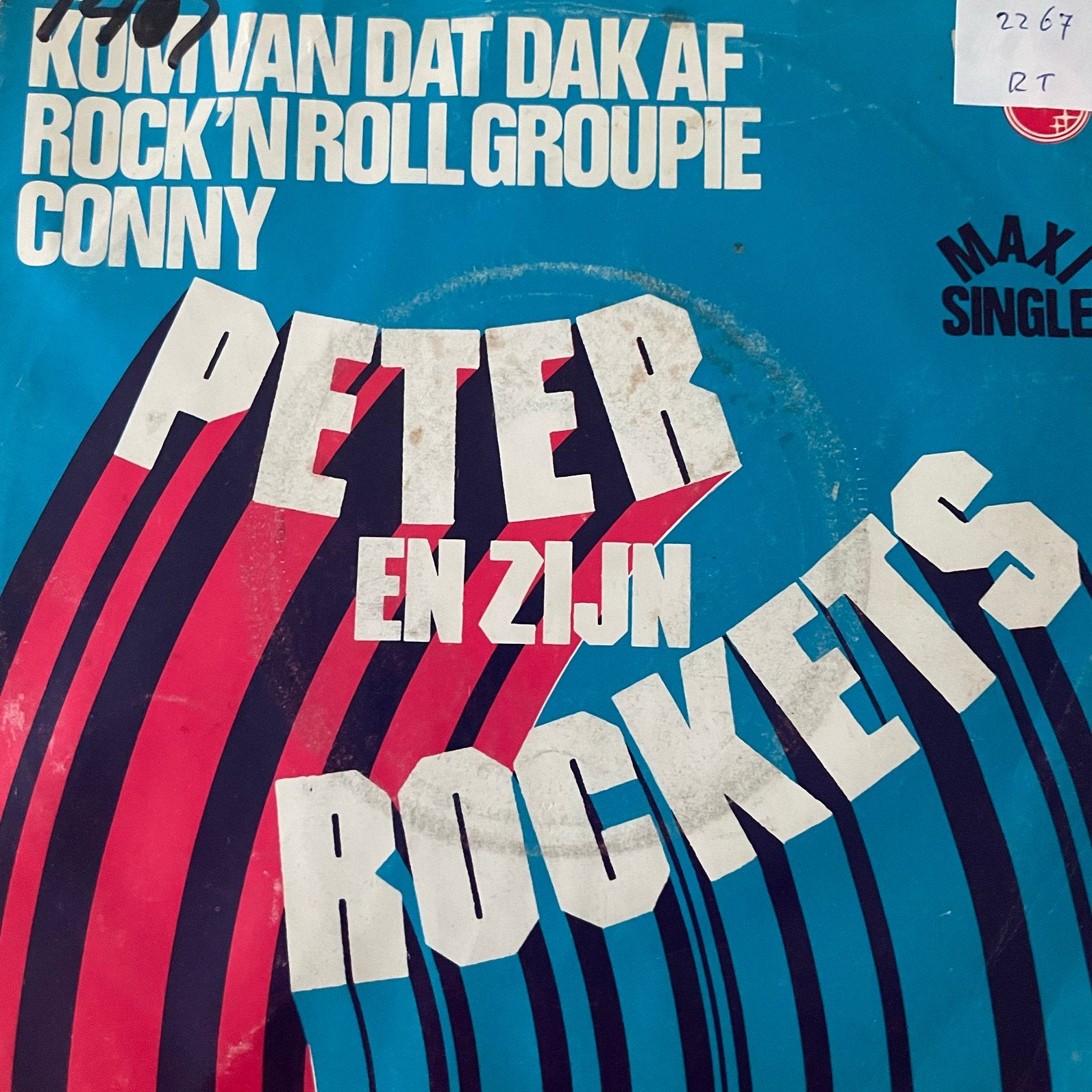 Peter en zijn Rockets - ep Kom van dat dak af, Ophalen of Verzenden, Zo goed als nieuw, Overige formaten, Levenslied of Smartlap