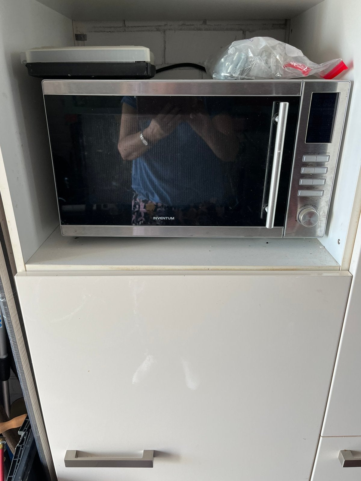 Magnetron met oven, Witgoed en Apparatuur, Ophalen, Zo goed als nieuw, Oven