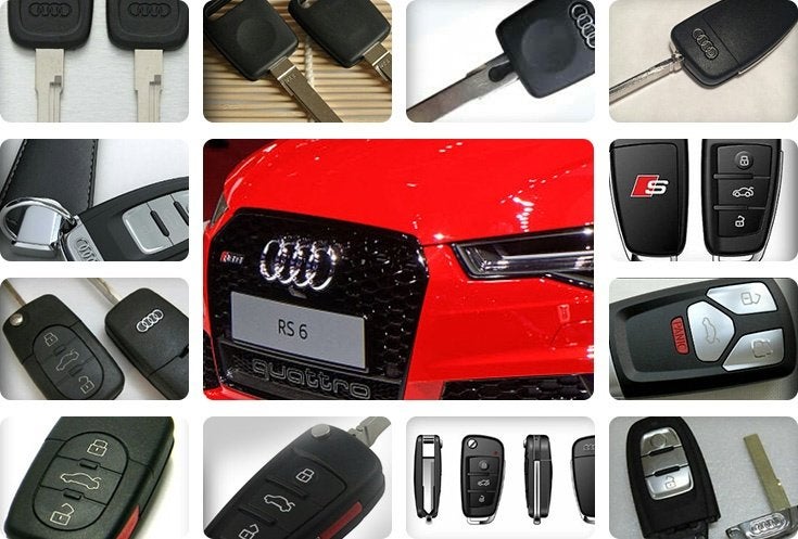 Audi extra autosleutel nodig of reparatie print/behuizing, Ophalen
