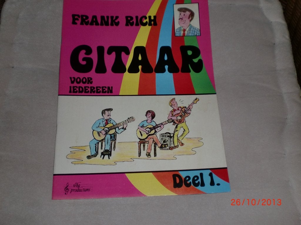 Gitaar voor iedereen Frank Rich deel 1, Verzenden, Les of Cursus, Populair, Gitaar